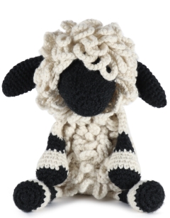 Giant Lisa the Valais Blacknose Sheep