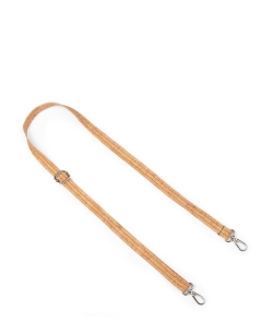 Cork Cross-body Bag Strap: Natural