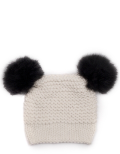 Bear Pom Pom Hat