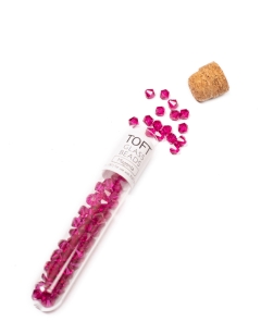 TOFT Glass Beads: Magenta