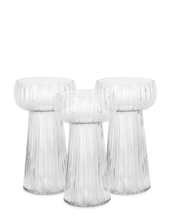 Glass Vase Trio