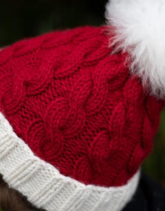 Cable Santa Hat