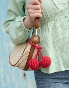 Glace Cherry Bag Charm