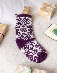Damson Star Stocking