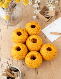 TOFT Yellow FINE yarn 50g