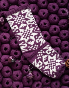 Damson Star Stocking